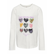 Kids ONLY Bluza Hollie 15275495 Bela Regular Fit