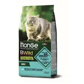MONGE BWild hrana za macke Grain Free - bakalar, socivo i krompir 1.5kg
