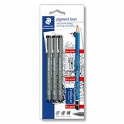 Staedtler Pigment liner flomastri, 3/1, crni