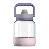 Asobu - The Barkley Dog Bowl - Tritanflasche 1,5 Liter mit Hundenapf pink