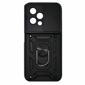 MaxMobile maskica za Honor 200 Pro ANTI-SHOCK WITH RING crna
