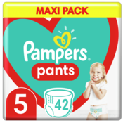 Pampers hlačne plenice, Maxi pack S5, 42/1