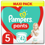 Pampers Pants pelene gacice, Velicina 5, 12-17 kg, 42 komada