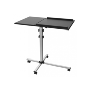 Techly Universal Adjustable Trolley for Notebook Projector, Black