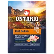 Hrana Ontario Adult Medium Fish & Brown Rice 2,25kg