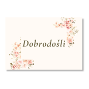 Personal Tabla dobrodošlice/plakat - Spring Time