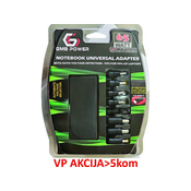 GEMBIRD NPA-AC7D Univerzalni laptop punjac AC 65W sa Tip-C + QC3.0 mob. brzi punjac