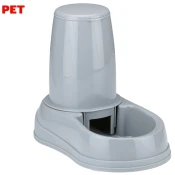 PET Treatment komplet posod za živali, 2x 1200 ml, siv