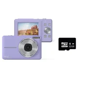 INF Vijolični kompaktni digitalni fotoaparat z avtomatskim ostrenjem, največjo ločljivostjo 44 milijonov slikovnih pik, 16-kratnim digitalnim zoomom in, (5000235261)