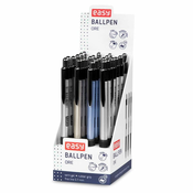 Spokey Kroglično pero Easy Ore, modro polželezno polnilo, 0,7 mm, 24 kosov v pakiranju, mešanica barv
