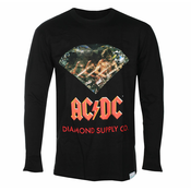 Muška majica dugih rukava DIAMOND x AC/DC - BLK_C20DMPC502