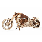 UGEARS 3D lesena mehanska sestavljanka VM-02 Motorno kolo (chopper)