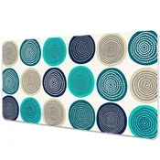 Decormat Namizna podloga Abstract wheels 120x60 cm