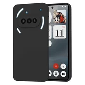 Silikonski ovitek Techsuit SoftFlex za Nothing Phone (3a) - črn