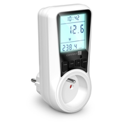 CONNECT IT Merilnik porabe energije PowerMeter Pro, zaslon LED, otroška ključavnica
