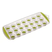 Tray for preparing ice cubes, 28 x 12 cm, silicone, green - Colourwork