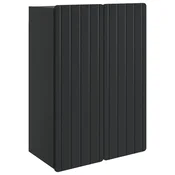 Ormar za montažu na zid Crna 66 x 34,5 x 92 cm