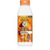 Garnier Obnovitveni balzam za poškodovane lase Fructis Hair Food (Papaya Repairing Conditioner) 350 ml