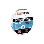 Tesa Montažni trak Double-sided adhesive mounting tape 66952, for mirrors, 1.5 m x 19 mm, white