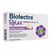 BIOLECTRA MAGNEZIJ 375 RELAX ŠUMECE TABLETE A20