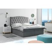 Boxspring postelja 59 standardna z gumbi - 140x200 cm
