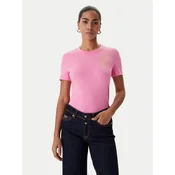 Versace Jeans Couture Majica 80HAHT02 CJ03T Roza Slim Fit