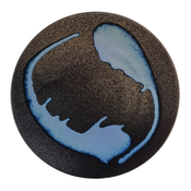 Jedilni krožnik BLUE BLUR, 28,5 cm, modra, keramika, MIJ
