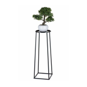 Stalak za cvece LOFT 70x24 cm, crne boje