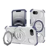 Hibridni ovitek Carbon Shield Pro za iPhone 16e/17e - blue transparent
