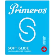 Primeros Soft Glide - kondomi z dodatnim mazivom (3 kosi)