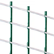 VEVOR Električni trak za ograjo 500 m x 19 cm bel rdeč moder