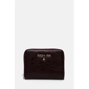 Usnjena denarnica Patrizia Pepe ženska, bordo barva, 2Q8512 L131