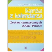 Kartka z kalendarza. Zestaw tematycznych kart pr.