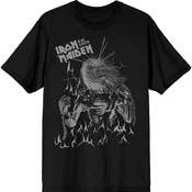 Iron Maiden Majica Est. 1975 Life After Death Flames Unisex Black M
