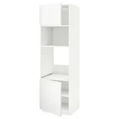 METOD Visoka omara za vgrad gspd aparate, bela/Voxtorp mat bela, 60x60x200 cm