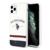US Polo USHCN58PCSTRB iPhone 11 Pro white Tricolor Pattern Collection (USHCN58PCSTRB)