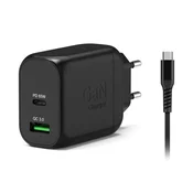 PORT Polnilec PORT ESSENTIEL USB-C 65W GAN + KABEL 2M, (5000266857)