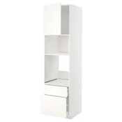 METOD/MAXIMERA Visoka omara za vgrad gspd aparate, bela/Vallstena bela, 60x60x220 cm
