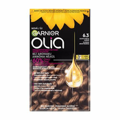 Garnier Olia oljna trajna barva za lase 60 g Odtenek 6,3 golden light brown za ženske