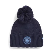 Puma Manchester City Essentials Beanie Hat Youth, Blue, Accessories