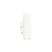 Moderna stenska svetilka bela 2-luči GU10 50mm - Jeana