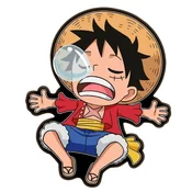 Northix Enodelna 3D blazina - Monkey D. Luffy Design, mehak material