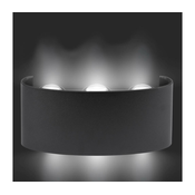 LED Zunanja stenska svetilka 6xLED/6W/230V IP54 3000K črna