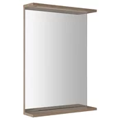 KORIN STRIP ogledalo z LED lučjo 50x70x12cm, hrast platina - 50x70x12 cm - Aqualine - KORIN - 24 - MDF/laminat - Pravokotnik - 500 - 700 - IP44 - 350 - 6 - Illuminated mirrors;Mirrors with shelf - 14