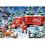 Schmidt - Puzzle Coca Cola božicni kamion - 1 000 dijelova