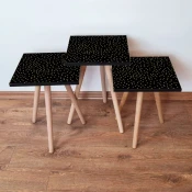 Hanah Home Set klub stocica 3Shp287, 3 komada, Plava