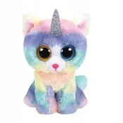 TY Plišasta žival Beanie Boos, Muca, višina 15 cm, različne vrste 1 kos.