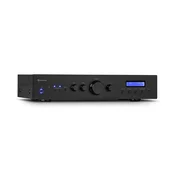 AUNA AMP-CD608 DAB, HiFi stereo ojačevalnik, 4 x 100 W, RMS, DAB + BT, optični vhod, daljinski upravljalnik - Auna