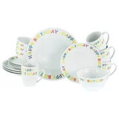 Creatable Kombinirani Servis Happy Birthday, 16-Delni