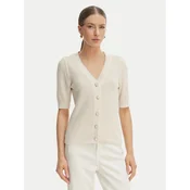 Morgan Pletena jopica 261-MYRTILE Bež Slim Fit